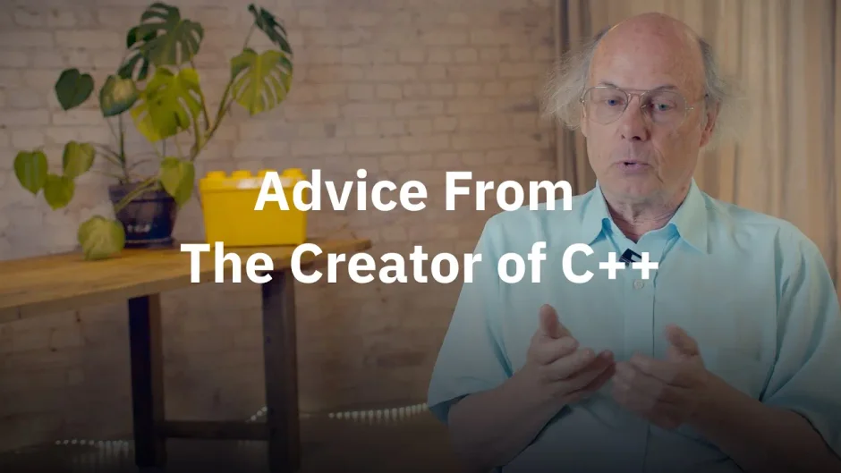(Life) Advice From The Creator of C++