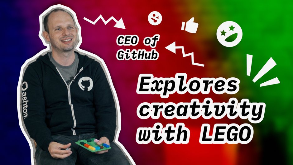 GitHub CEO Thomas Dohmke explores creativity with LEGO